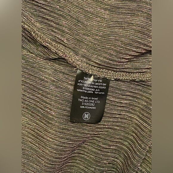 Sabina Musáyev Carry Tiered Metallic Dress size L - Picture 10 of 11